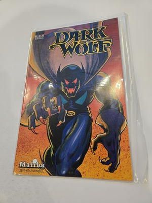 #ad Dark Wolf #1 1987 Malibu Comics $2.77