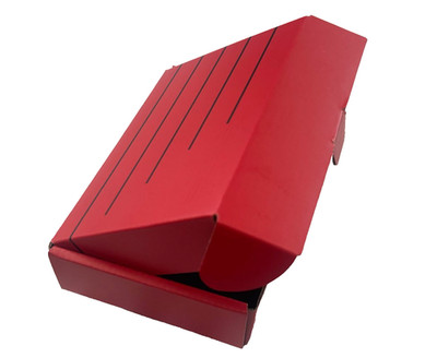 50 pack Mailing box Luxury, corrugated Strong WATER resistant  Red 7x4.5x1.5 in