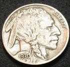 1930 S 5C INDIAN HEAD BUFFALO NICKEL EARLY US TYPE COIN  LOW MINT FULL DATE