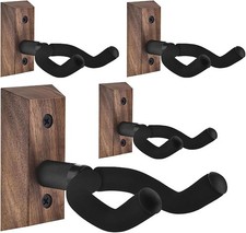 Guitar Wall Mount 4 Pack Guitar Wall Hangers with Adjustable Soft Guitar Hook.