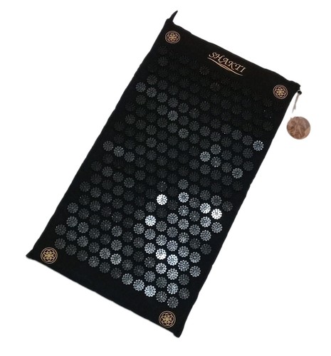 Shakti Mat Classic Acupressure Mat Level 2 Intensity in Shakti Black