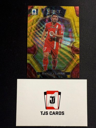 Gianluca Caprari - Gold Wave /10 - Panini Select Serie A 2022/23