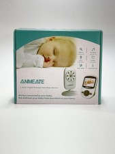 ANMEATE Digital Wireless Video Baby Monitor 2.4GHz Night Vision LCD Temp Alarm