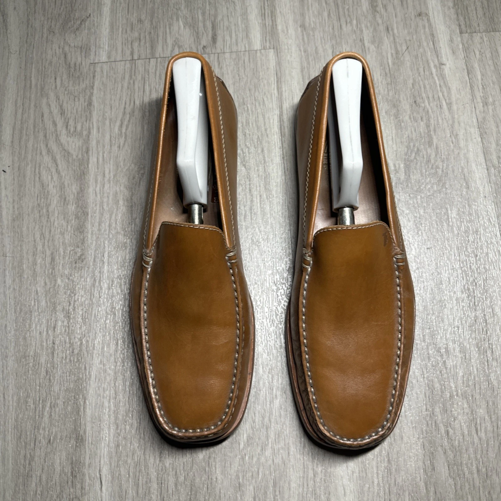 Mocassini da guida TOD’S da uomo in pelle marrone taglia US 8