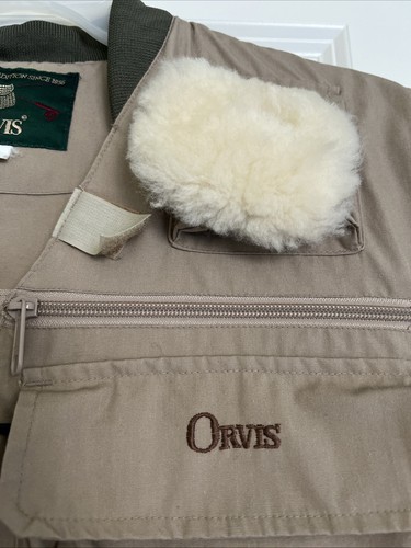 Orvis Fly Fishing Vest Men's Size Large Tan Super L Vintage - Picture 2 of 6