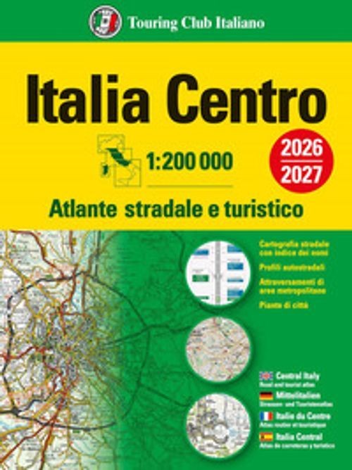 Touring Italia. Atlante Stradale E Turistico 200.000. Centro - Immagine 2