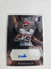 2023 Panini Select Draft Picks - X-Factor Signatures Brayden Willis #XS-BWI (AU,