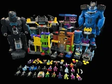 HUGE Imaginext DC Marvel Friends Superheroes Batman Figurines & Play set LOT