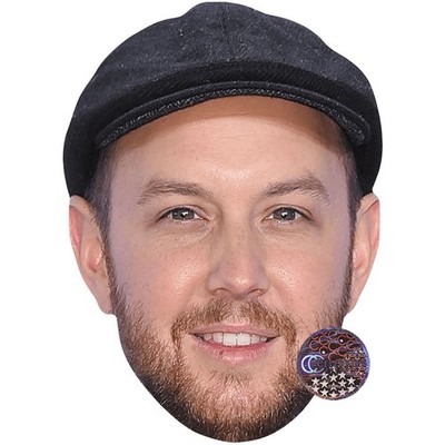 Matt Simons (Cap) Celebrity Mask, Flat Card Face, Fancy Dress Mask