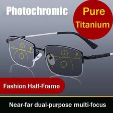 Progressive Multifocus Reading Glasses Reader Photochromic Transition Presbyopia