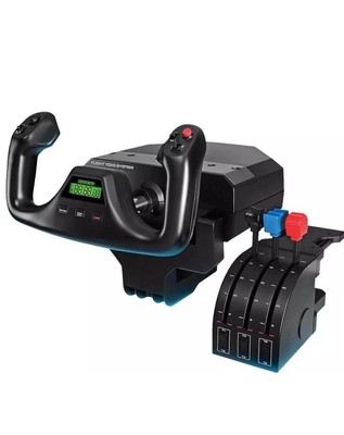 Logitech G PRO Flight Yoke System, Professional Simulation Yoke and Throttle 