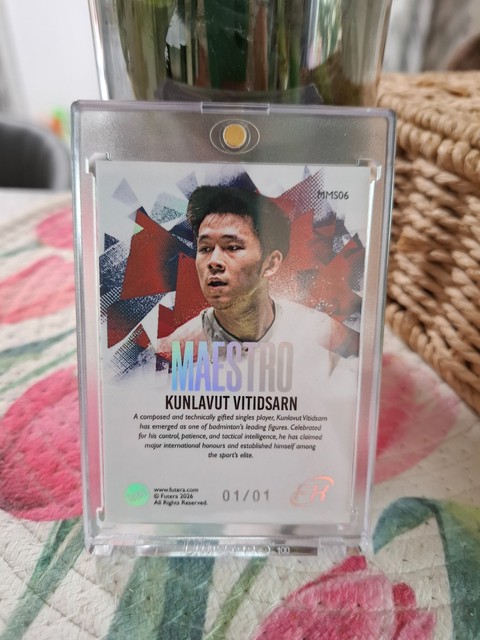 🏸 ULTRA RARE 01/01 KUNLAVUT VITIDSARN "MAESTRO" - FUTERA 2026 🏸