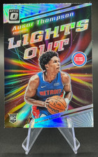 2023-24 Ausar Thompson RC #13 Donruss Optic Lights Out Silver Holo Prizm Rookie