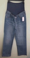 Time and Tru Womens Straight Leg Maternity Jeans 4-6 10-12 14-16 16-18 20 10725