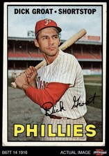 1967 Topps #205 Dick Groat Phillies 4 - VG/EX