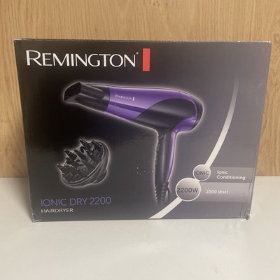 Remington Haartrockner Ionic 2200W, lila, D3190. Gebraucht sehr gut. Open scruffy da