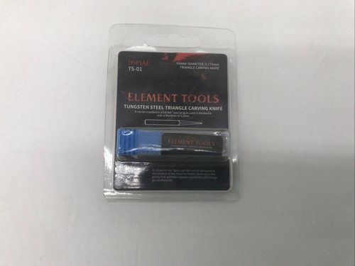 Dspiae Element Tools #TS-01 Tungsten Steel Triangle Carving Knife CBN