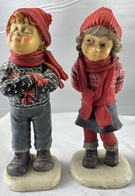 Original Candy Design Norway Dekofiguren ''Winterkinder'' Sammlerstücke *133