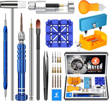 Watch Repair Kit for Battery Replacement Link Removal, Resizing Opener, Watch