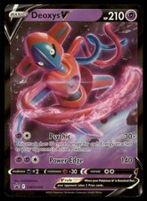 Carta Pokemon promozionale Deoxys V SWSH266 Holo spada e scudo