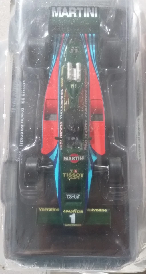 Leggendarie auto da corsa Lotus 80 di Mario Andretti del 1979 in scala 1:24 - Immagine 3 di 4