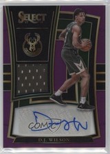 2017-18 Panini Select Rookie Jersey Purple 71/99 DJ Wilson #RJA-DJW Auto 3hd