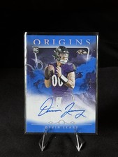 Panini 2024 Origins Devin Leary Rookie Autograph /49 Ravens Football Card