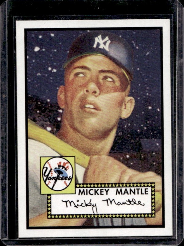 2007 Topps Rookie 1952 Edition Mickey Mantle #7 New York Yankees