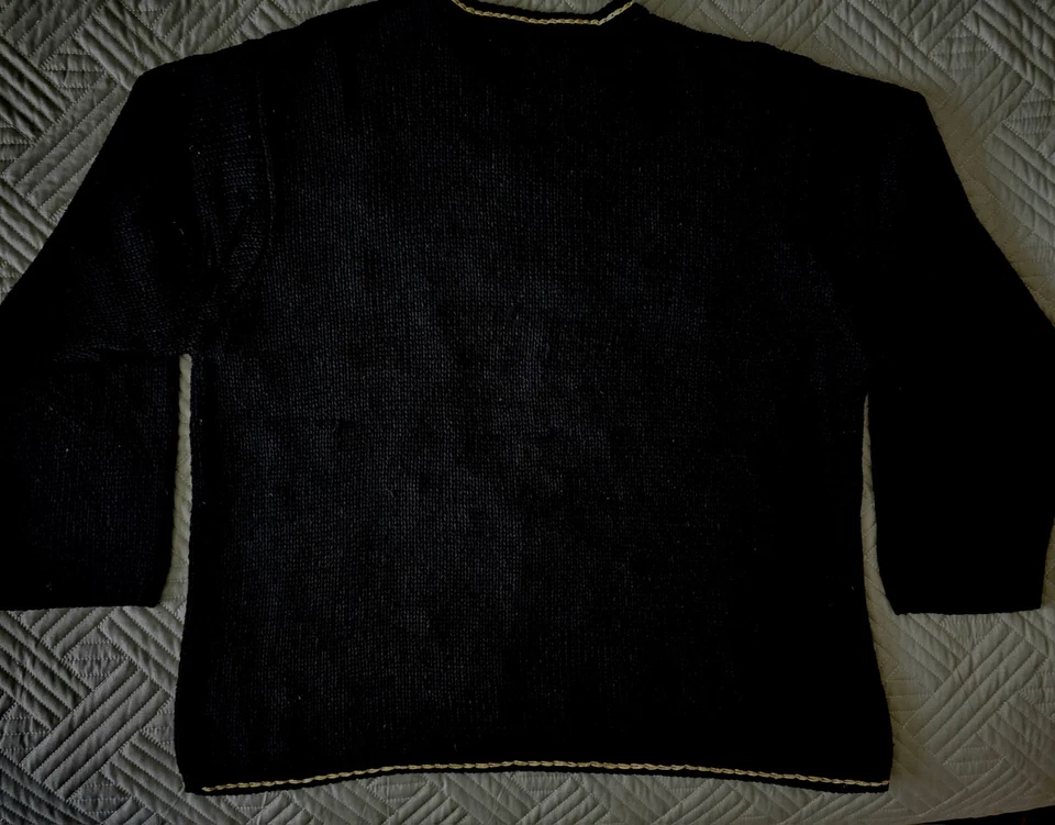 Suéter Navidad Vintage Studio Works Mujer 3X "Scolding Santa"  Foto 4 de 4