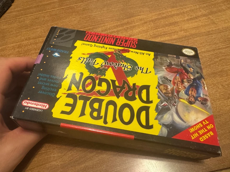 Double Dragon V: Shadow Falls Super NES Nintendo SNES DD CIB complete video game - Image 3 of 4