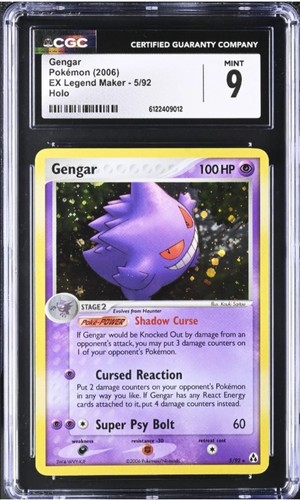 Gengar graded CGC 9 for sale on eBay
