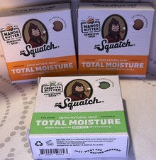 Dr. Squatch Men s Bar Soap; Zero Grit; Variety Bundle; Green Tea Mango Butters