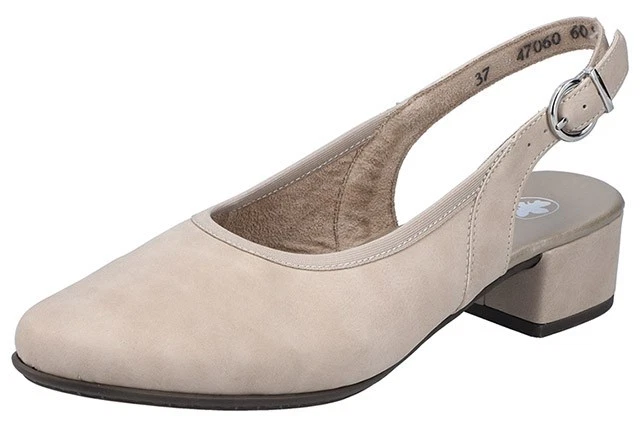 Rieker Sling Pumps Ballerina Ballerinas Sandalen Sandaletten beige 47060 - Bild 1 von 1