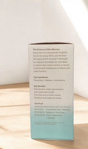 IDEO Skin Memory Serum- Anti- Aging New In Box 30ml, 1 FL OZ - Picture 2 of 4
