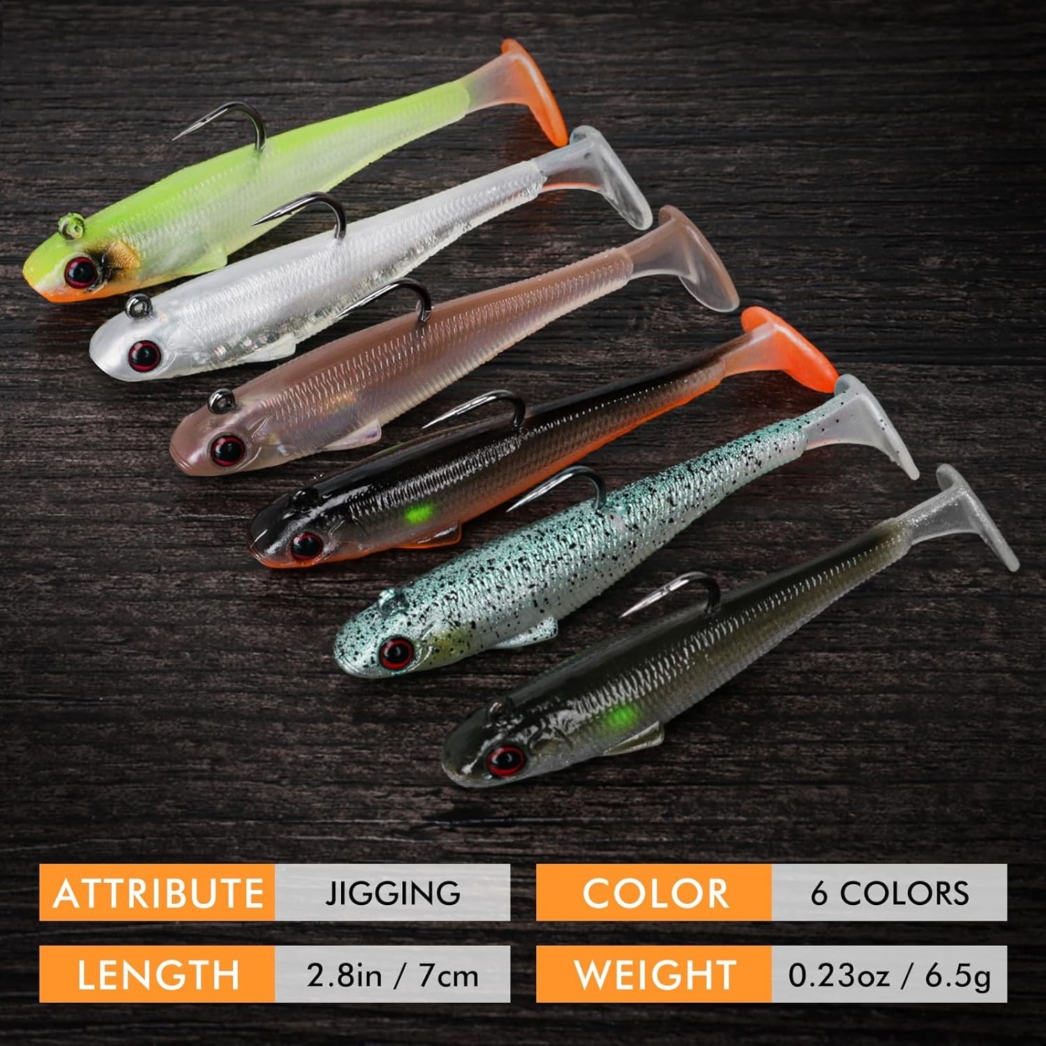 Ultralight Vibrating Soft Swimbaits - 6 Unique Fishing Lures for All Conditions - Image 8