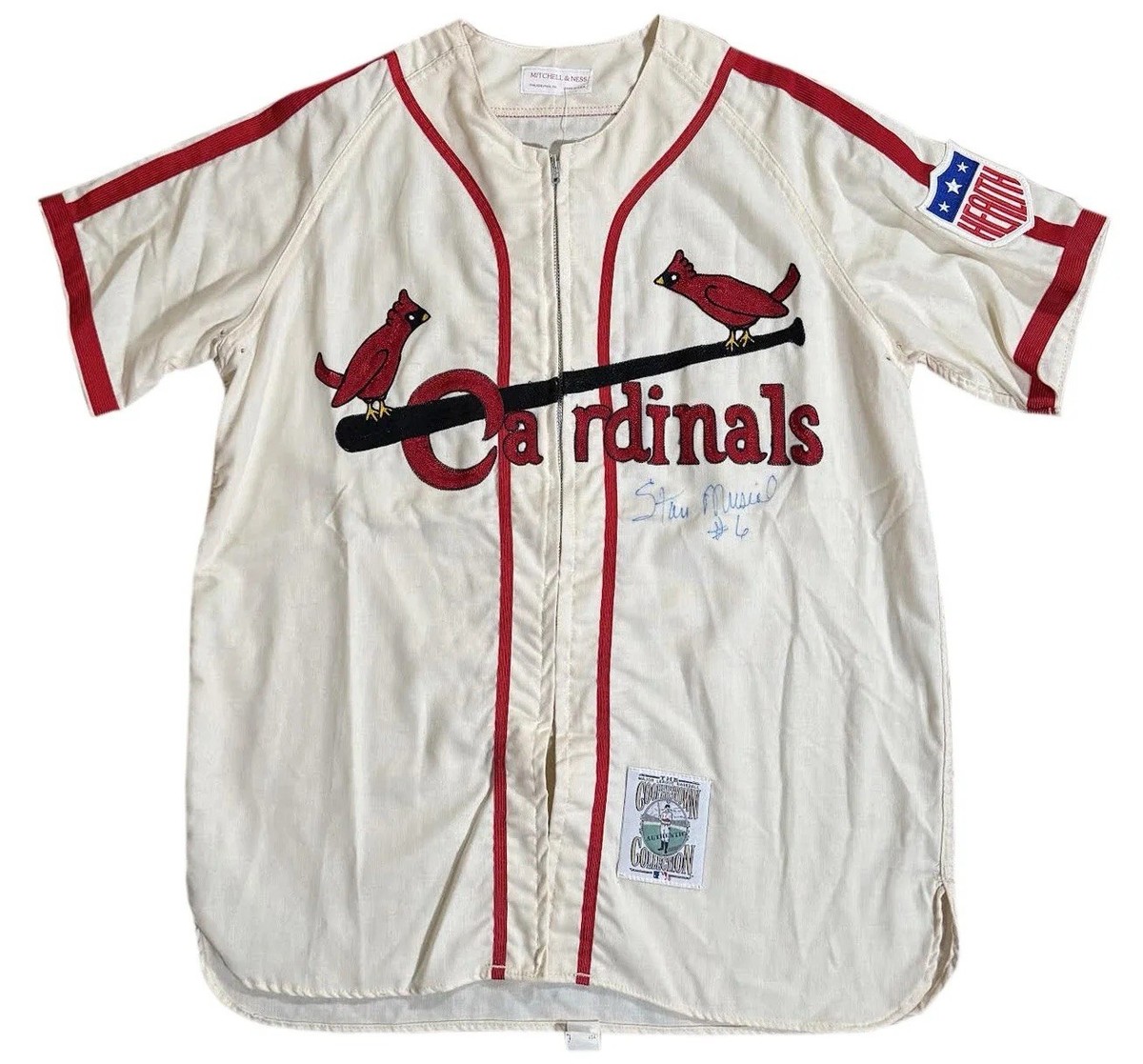 Vintage Mitchell And Ness 1942 St Louis Cardinals Stan Musial