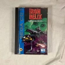 Iron Helix (Sega CD, 1994) Comes with Case, Manual, Foam & CD