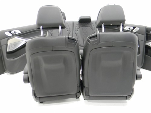 BMW G07 x7 Lederausstattun Komfortsitze Sitze Leder B&W Seats Leath MERINO BLACK - Picture 21 of 24