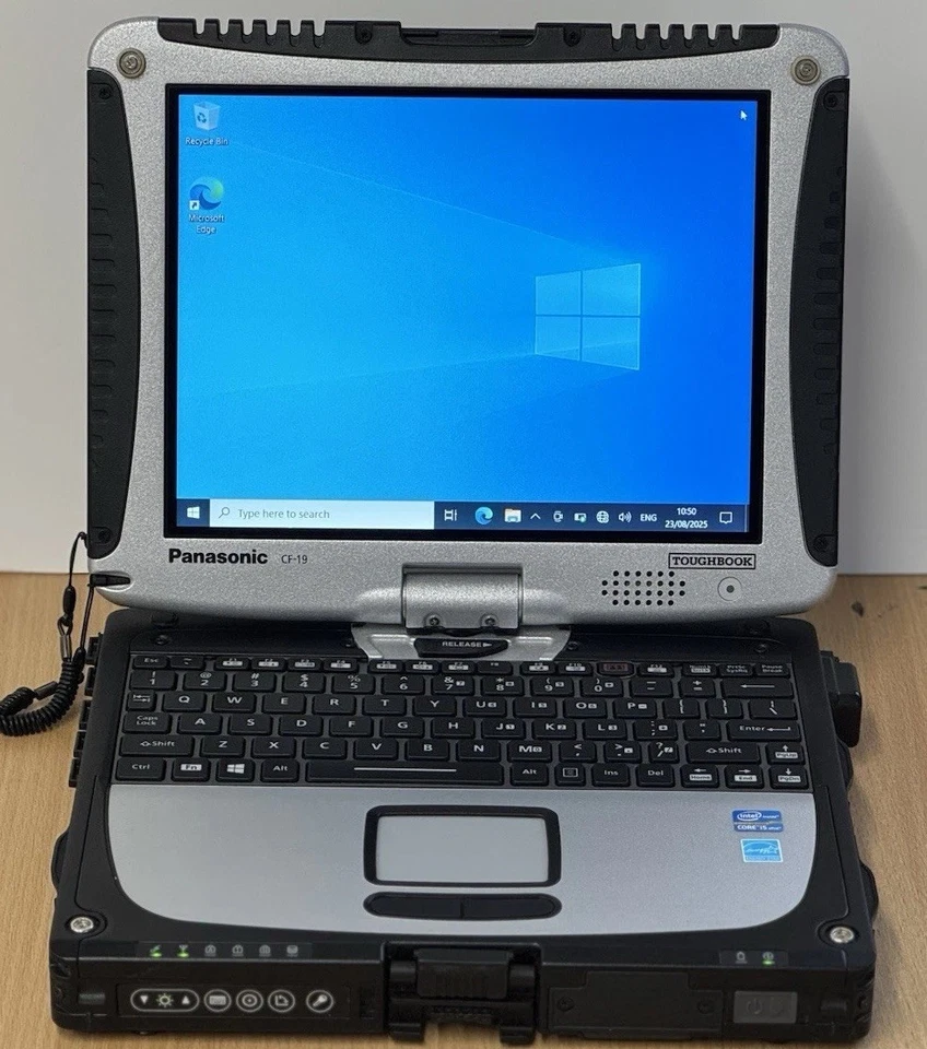 Rugged Panasonic Toughbook CF-19 10.4" Laptop - Core i5 4GB RAM 128Gb TOUCH - Image 4 of 4