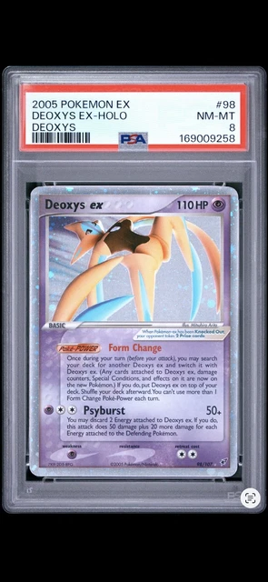 2005 Pokemon Deoxys EX 98/107 PSA 8 *New Cert*