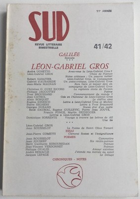 Süd Nr. 41-42 Literaturzeitschrift 1981 Léon-Gabriel Gros Ughetto Ionesco mit Versand
