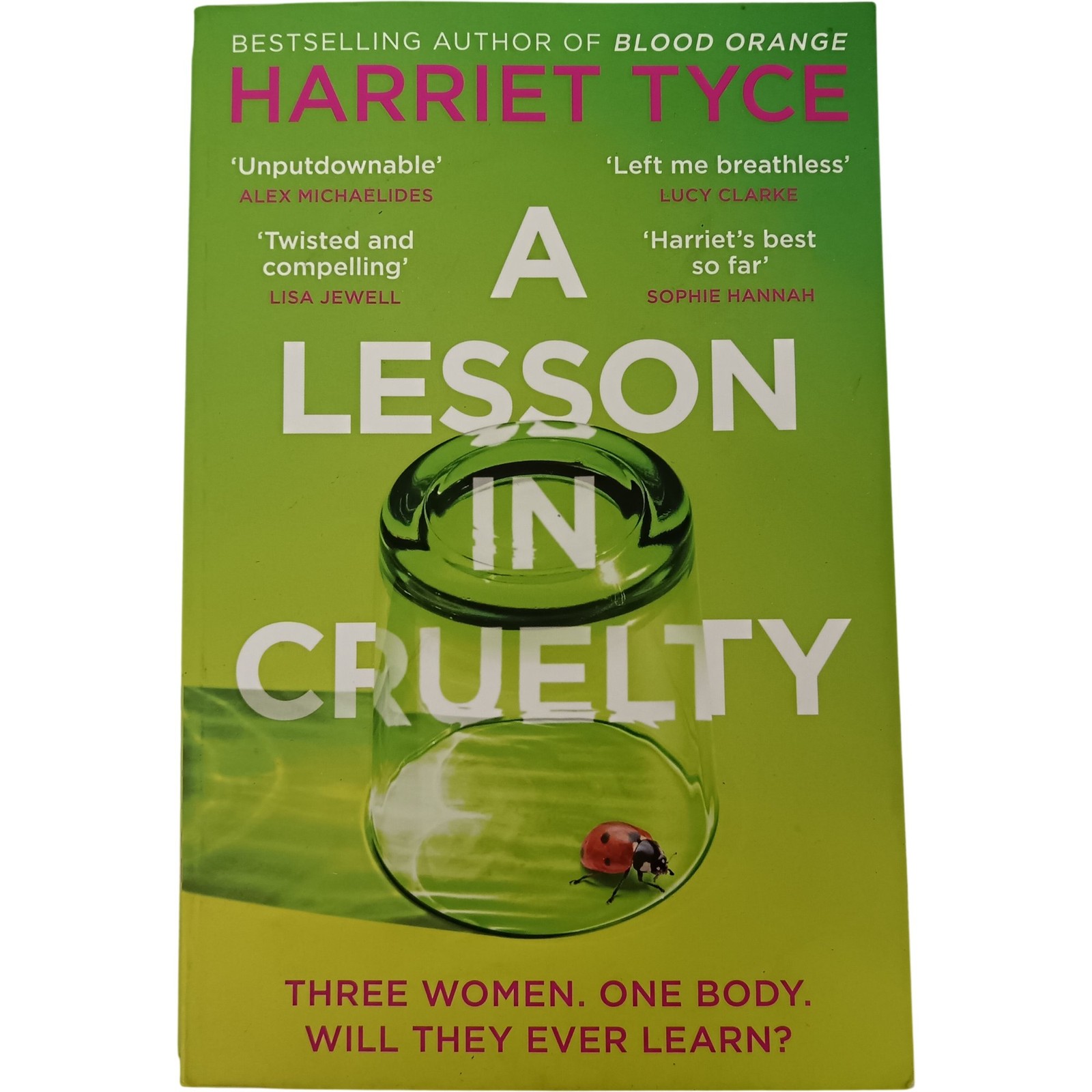 A Lesson in Cruelty Harriet Tyce Paperback Book Psychological Thriller Collectab