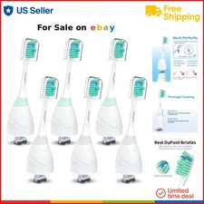Toothbrush Replacement Heads Polypropylene 6 Pack Compatible with Sonicare