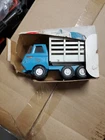 Tiny Tonka Dump Stake Truck No. 527 Blue And White