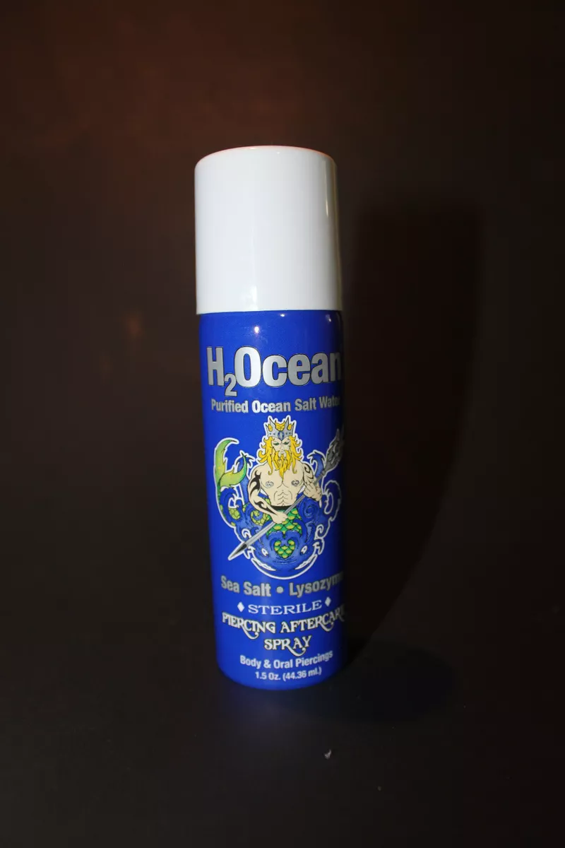 H2ocean sea salt body shop piercing spray
