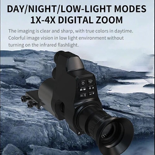 1080P HD 4X25 Monocular Night Vision Scope Infrared Digital Hunting Telescope - Picture 3 of 18