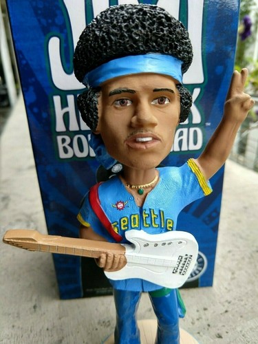 Jimi Hendrix Night *OFFICIAL* Seattle Mariners Bobblehead Pilots 6/22/19 SGA * - Picture 2 of 11