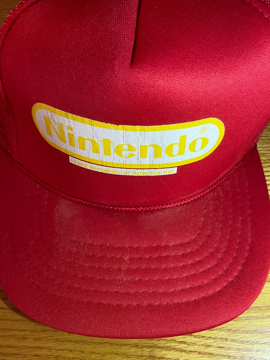 80s Nintendo USAヴィンテージ キャップ Vintage 80s Nintendo Logo SnapBack 1988 Hat Cap Nova Tag Foam