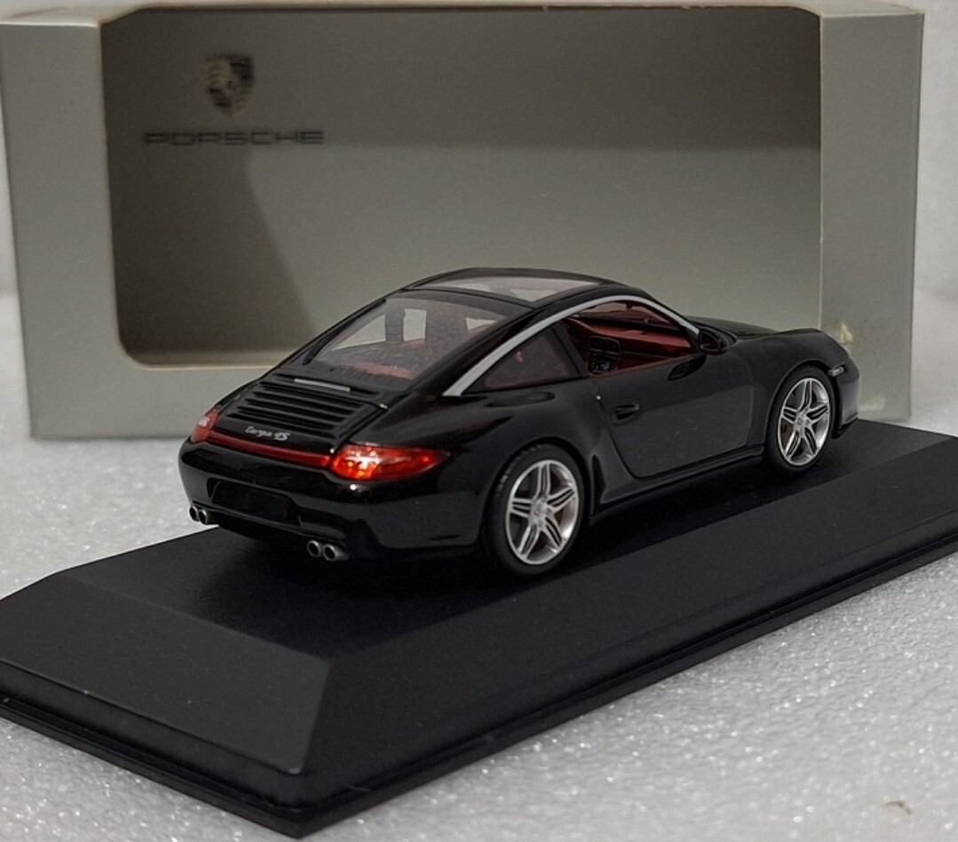 Porsche 911 997 Targa 4S 2008 Black 1:43 Minichamps