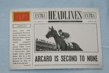 EDDIE ARCARO 2012 GOLDEN AGE HEADLINES #11 ABOARD CITATION